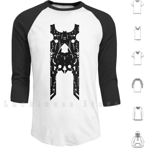 Graph It 1 Hoodies Long Sleeve Graphit Black And White N B Sf Science Fiction Totem Ark Future