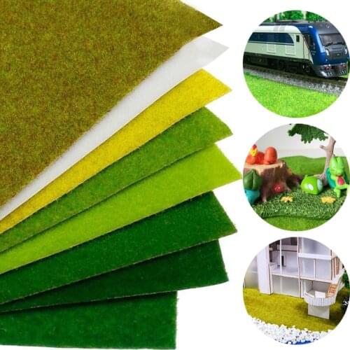 Artificial Lawn Carpet High Quality Grass Mat Paper Grass Diy Fake Landscape Pad Lawn Carpet For Garden Outdoor Green Floor Deco