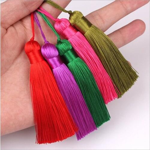 Chinese Decorative Knots 30 pcs Silk Thread Chinese Knots Tassel Pendants New Year Gifts National Wind Hanging Drop Tassel Craft