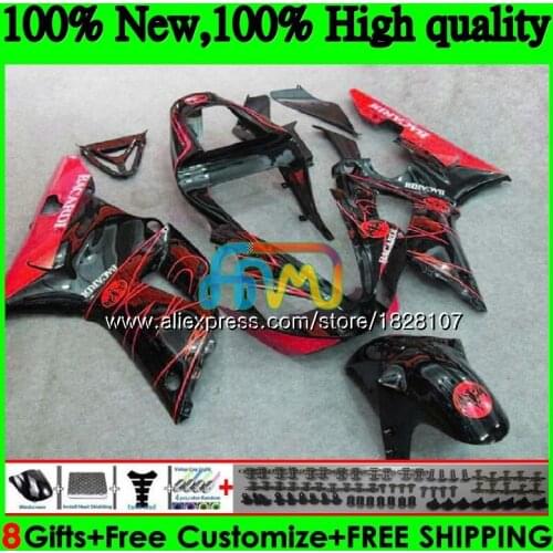 Body Red HOT Kit For YAMAHA YZF 1000 YZF R 1 YZF-1000 YZFR1 00 01 121BS.77 YZF R1 1000CC YZF1000 YZF-R1 2000 2001 Fairings