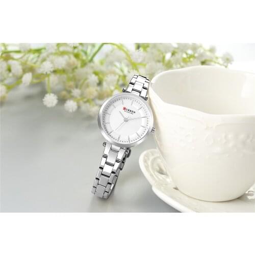 Top Brand Luxury CURREN Women Watch Fashion Minimalist Ladies Dress Wristwatch Casual Waterproof Ultra-thin Female Women Watch