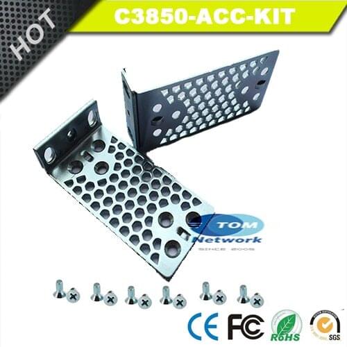 NEW 19" C3850-RAC-KIT= CAT 3850 ACCESSORY KIT WITH 19IN RACK MOUNT KITS Brackets Lifetime Wrty! for cisco WS-C3850 Swtich