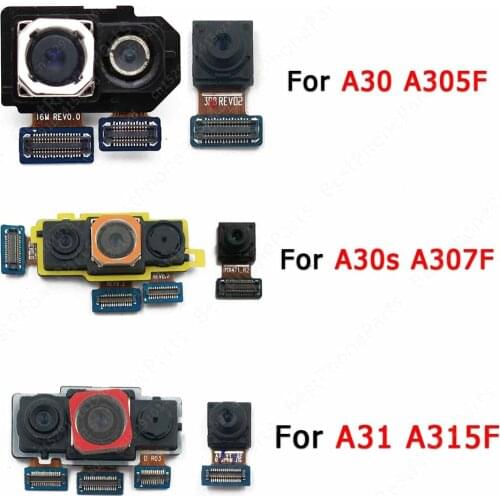 Original Front Back Camera For Samsung Galaxy A31 A30 A30s Backside Facing Rear Selfie Frontal Camera Module Flex Spare Parts