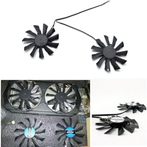PLD10010B12HH 95mm GTX780Ti 780 750Ti 660 760 Fan 40mm 12V 0.40A 4Pin for MSI R9 270X 280X 290 290X Cooling Fan PXPA