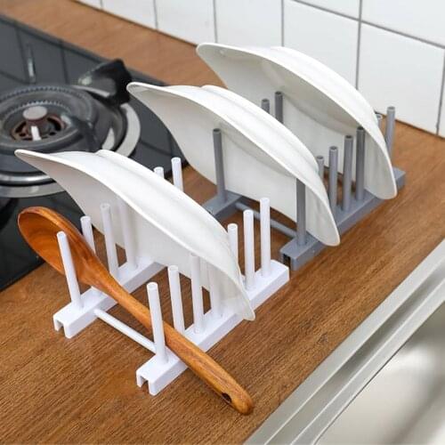 Kitchen Sink Drain Rack Dinnerware Storage Organizer Tray Bowl Dish Drying Holder Drainer Plastic Plate Cups Stand Display Shelf