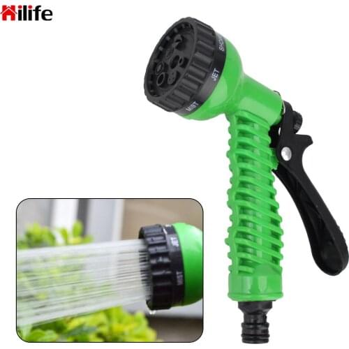 Garden Water Spray Lawn Sprinkler Multifunctional Ajustable Hose Nozzles Garden Irrigation Supplies Car Wash Water Gun 7 Pattern