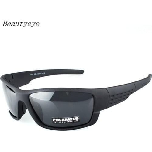 2018 New Black frame glasses Sports Sunglasses Polarized Men and Women brand designers driving Fishing Sun glasses UV400