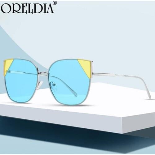 Vintage Cat Eye Sunglasses 2021New Women Men Fashion Brand Design Sun Glasses Female Luxury Metal Frames Colorfuls Eyewear UV400