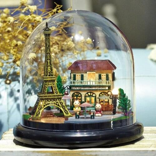 Creative Diy Miniature Landscape Architecture House Making Exquisite Music Box Childrens Toys Giving Girls Birthday Gifts