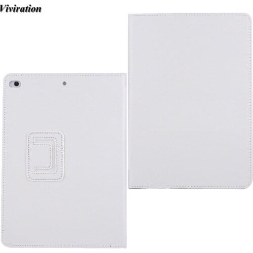 Smart Tablet Flip Case For iPad Pro 9.7"/ iPad 9.7 2017 2018/ iPad Air 1/ iPad Air 2/ iPad Mini 1 2 3 7.9" White PU Shell Cover