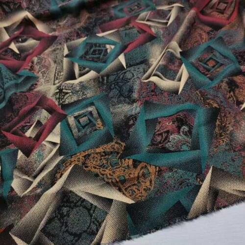 Viscose Cooling Fabric Soft High Quality Ombre Reactive Printing Comfortable