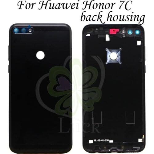 For Huawei Honor 7C Back Battery Cover Door Rear Glass Housing Case 5.99" For Huawei Honor 7C Battery Cover door