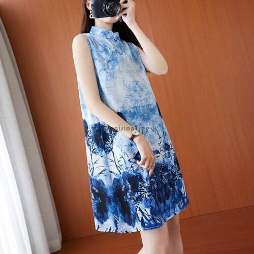 2021 women club bodycon oriental bride wedding dress print cheongsam traditional chinese retro qipao elegant party dance costume