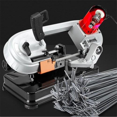 110-220V Metal Band Saw Machine 90 ° straight cutting Woodworking Band Saw Machine Vertical Horizontal Stainless Steel Cutting