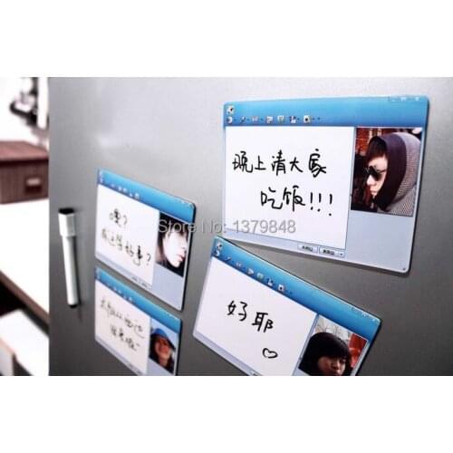 4Pcs/Set Dialog box magnetic stickers Dialog box message magnet creative fridge magnet MSN Message Board