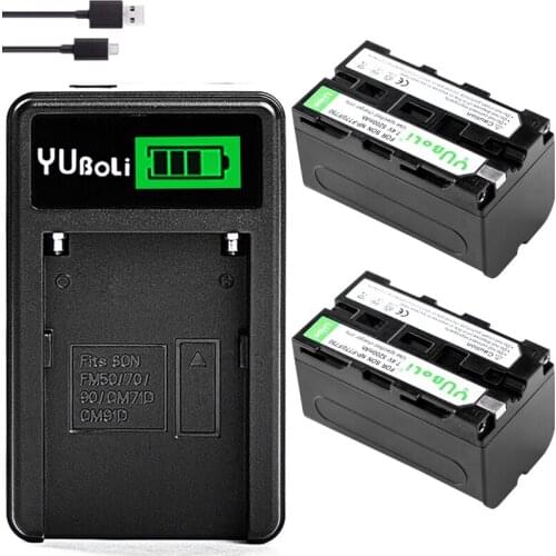 4x bateria NP-F770 NP-F750 NP F770 np f750 NPF770 750 Batteries + LCD USB Charger for Sony NP-F770 NP-F750 F960 F970