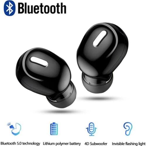 X9 Mini Wireless Bluetooth 5.0 Earphone Sport Gaming Headset With Mic Headphones Handsfree For Huawei Xiaomi All Phone Earphones
