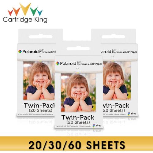 3 Boxes Premium ZINK Paper for Polaroid Photo Paper Instant Pinter Camera Z2300 Snap Touch Zip Socialmatic Instagram 60 Sheets