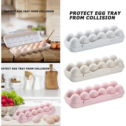 Egg Tray Holder Home Storage Box Kitchen Fridge Crisper Container Organizer Egg Storage Box Refrigerator Crisper Container