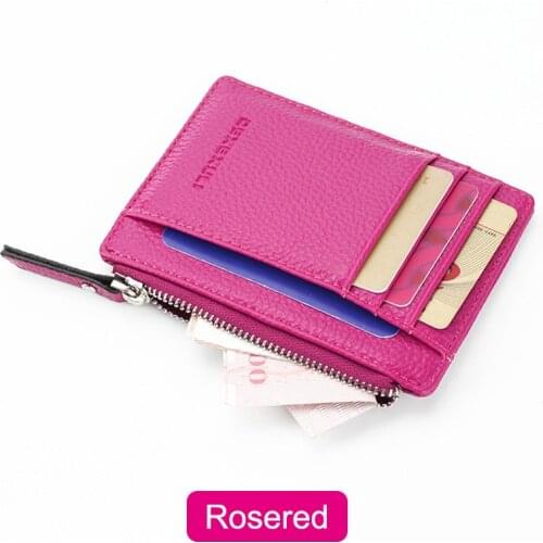 Women Men Lady Wallets Purse Zipper PU Small Mini Soft Thin For Money Card Coin B99