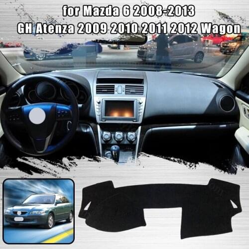 Car Dashboard Cover Mat Sun Shade Pad Instrument Panel Carpets Anti-UV for Mazda 6 2008-2013 GH Atenza 2009-12 Wagon Accessories