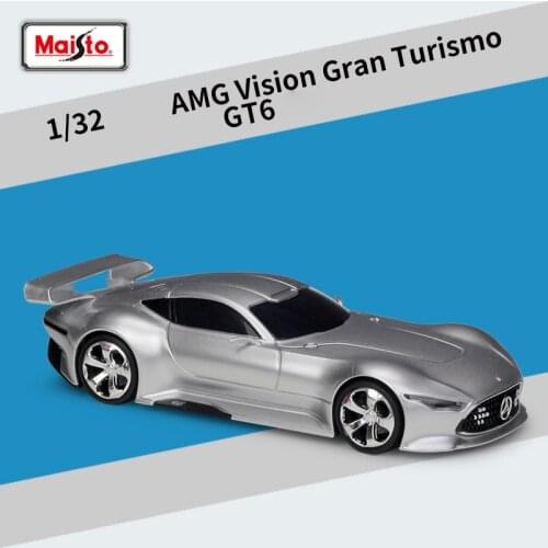 Maisto 1:32 Alloy Car Model AMG Vision Gran Turismo GT6 Simulation Diecasts Alloy Vehicles Toy Childrens Toys Die Casting Model
