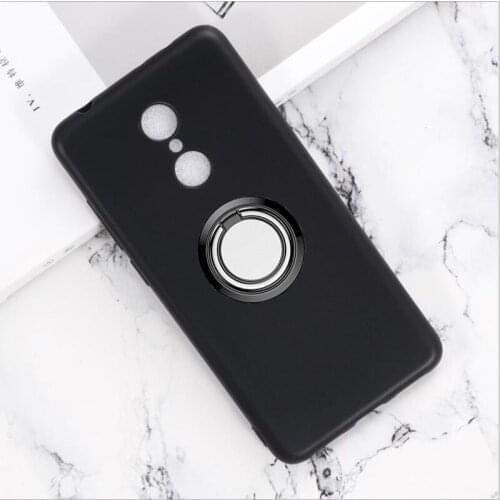 For Redmi 5 Back Ring Holder Bracket Phone Case Cover Phone TPU Soft Silicone Cases for Xiaomi Redmi 5 MDG1 MDI1 5.7 inch