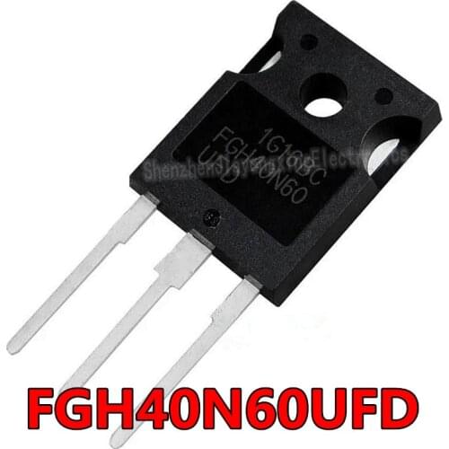 10PCS FGH40N60UFD FGH40N60SFD TO247 FGH40N60 40N60 TO-247 FGH40N60SMD new and original IC Chipset