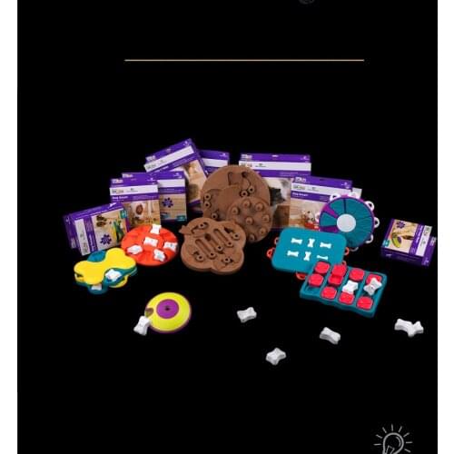 Dog Toys Pet Training Educational Toys for Dog Slow Food Bowl Crazy Game Spinning Turntable Snack High quality Pet Supplies