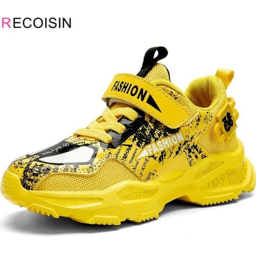 RECOISIN 2020 Aututmn Kids Sneakers Boys Shoes Comfortable Casual Children Sport Shoes for Boys Running Shoes Chaussure Enfant
