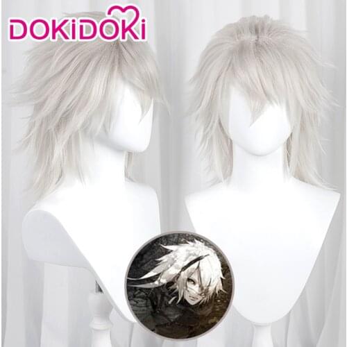 DokiDoki Game Cosplay Wig NieR Replicant Nier Cosplay Wig Nier Wigs Men White Heat Resistant Hair