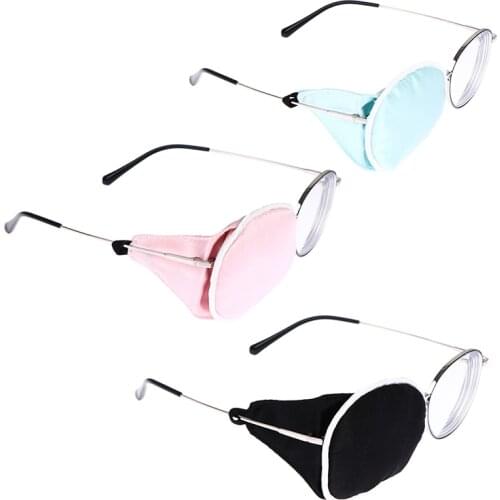 Filled Pure Silk Amblyopia Eye Patches Occlusion New Lazy Eye Patch Amblyopia Obscure Astigmatism Training Eyeshade