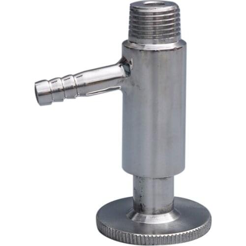 Round handle 1/4" 3/8" 1/2" 3/4" 1" BSPT Male SUS 316L 304 Stainless Steel Sampler Sampling Valve Manual Handle Homebrew Beer