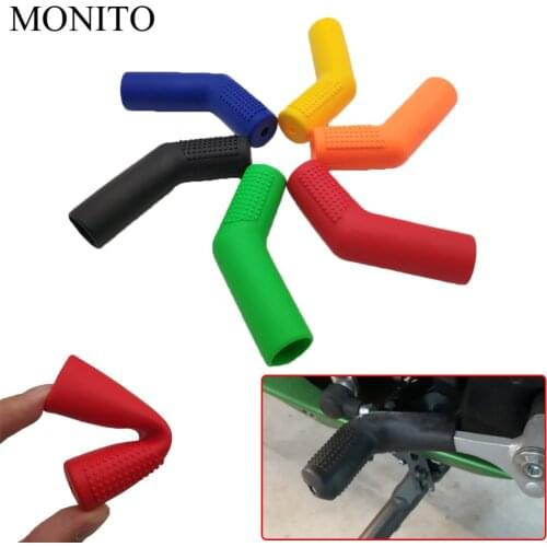 Motorcycle gear shifter shoe Rubber cover case shift lever protective For KAWASAKI KLX KX 65 85 100 125 250 250F 450F KLX125