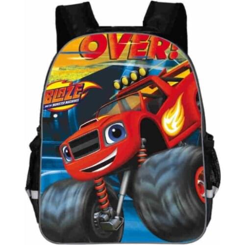 Blaze And The Monster Machine School Backpack Cartoon School Bags for Boy,Girls Kindergarten Primary Bag Baby Bags