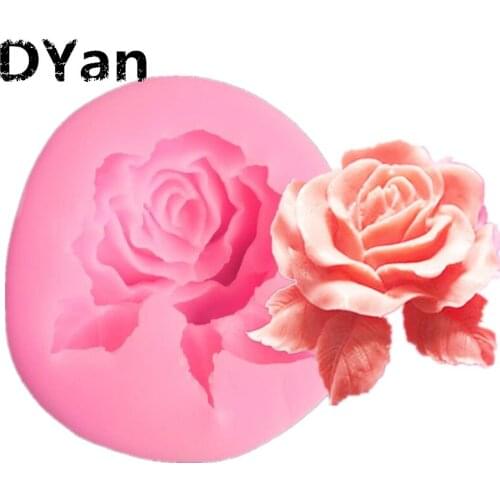 3D Flower Type Silicone Mold DIY Fondant Mold Cake Decorating Tools Chocolate Mold Kitchen Baking Utensils Roses Lilies A1498