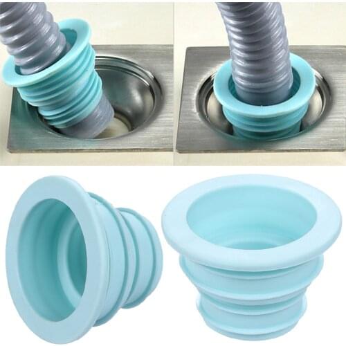 SUEF 1PCS Silicone Seal Plug Pest Ring Washer Control Sewer Drain Pipeline Deodorant Pool Floor Drain Bathroom Washing Machine@3