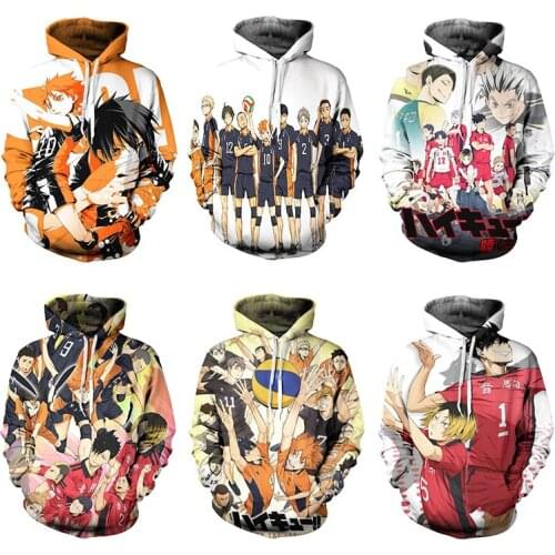 Anime Haikyuu Hoodies Men Women Children Casual Coat 3D Printed Streetwear Pullover Tops Boy Girl Cool Sweatshirts