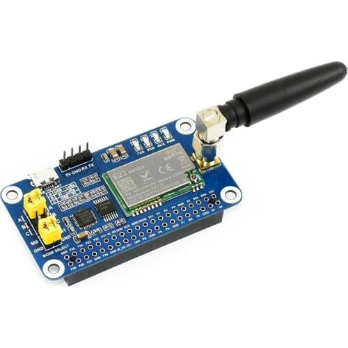 Waveshare SX1262 LoRa HAT for Raspberry Pi, Spread Spectrum Modulation, 868MHz Frequency Band