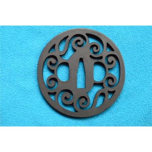 Iron Guard Tsuba For Japanese Samurai Katana Sword Wakizashi Tanto