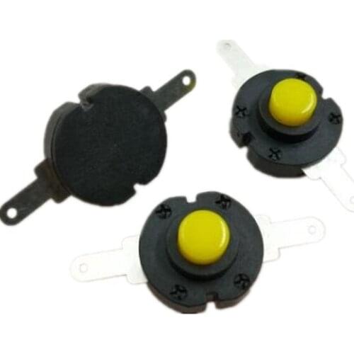 100PCS 1413-YK Flashlight Switch Self-locking Round Twisted Switch DIY Electronics Round Switch Mini Switch