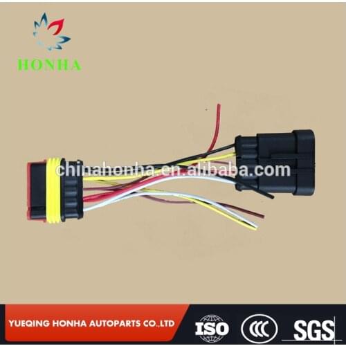 282107-1 282089-1 tyco 5 pin male and female sealed connector wire harness