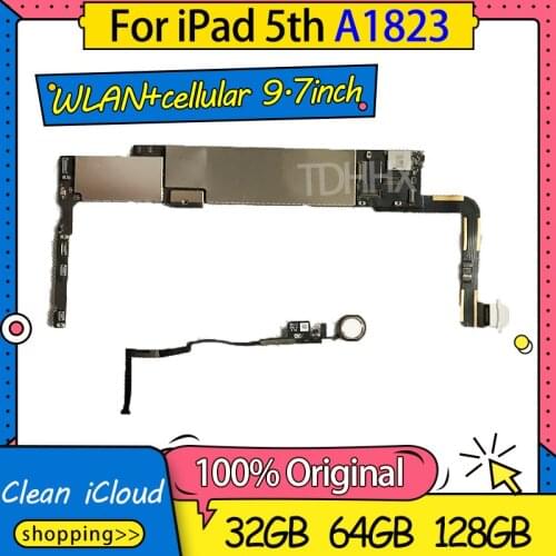 32GB/64GB/128GB 2017 for ipad 5th A1823 9.7inch Motherboard Logic Board Original A1823 For Ipad 5th Mainboard with IOS System