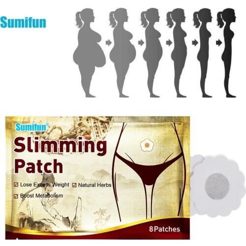 32Pcs Sumifun Slimming Patches Weight Lose Products Burning Fat Navel Sticker Body Shaping Slimming Stickers New