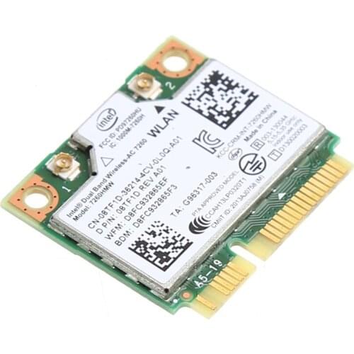 Dual Band Bluetooth 4.0 Wireless Mini PCI-E Card for intel 7260 AC DELL 7260HMW