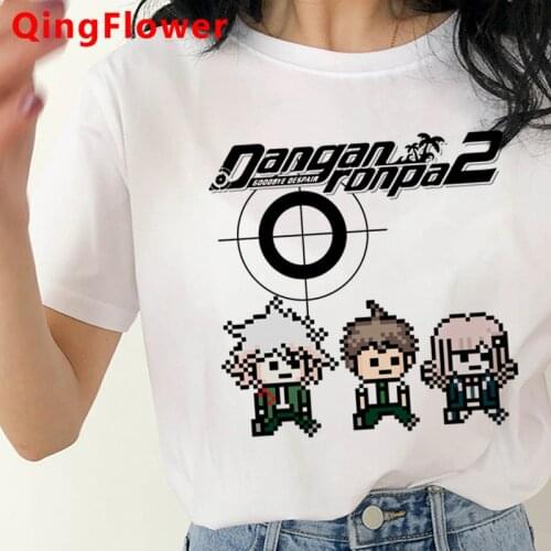 Ouma Kokichi Danganronpa V3 t-shirt women harajuku tumblr ulzzang print japanese t shirt harajuku