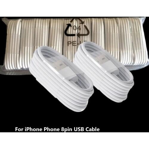 10PCS 8pin USB Cable Support IOS 10 Sync Data Charger Cable For iPhone X XR 11 6s 7plus 12 5S For iPad 4 mini,mini 2,micro cable