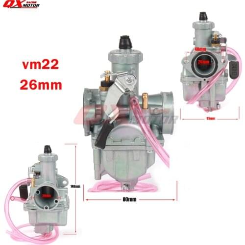 High Performance Mikuni VM22 Carburetor PZ26 26mm Carb For 125 140 150 160cc Dirt Pit Bike ATVs motorcycle accessorie parts