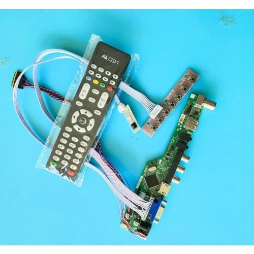 Kit for LP140WD1-TLD2/TLM1/TLA1 40pin AV LCD USB Screen Audio Panel HDMI LVDS Display VGA 1600x900 Controller Doard Remote TV