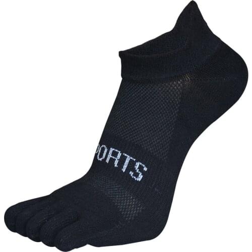 1Pairs Sprint Summer Cotton Mens Toe Socks Absorbs Sweat Five Toe Short Socks Soft Sport Socks Men Short Breathable Finger Sock